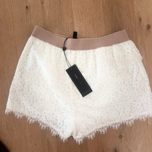 Zara Black Top and BCBG Cream Lace Skort - Picture 3 of 7